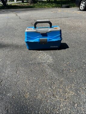 Blue Portable Tool Box with Handle